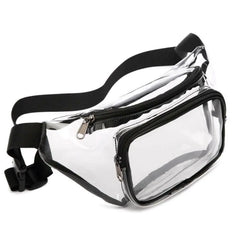 Clear Jelly Messenger Bag Fanny Pack Waist Belt Chest Bag