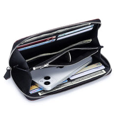 Cow Leather Women's Purse Phone Holder Wallet