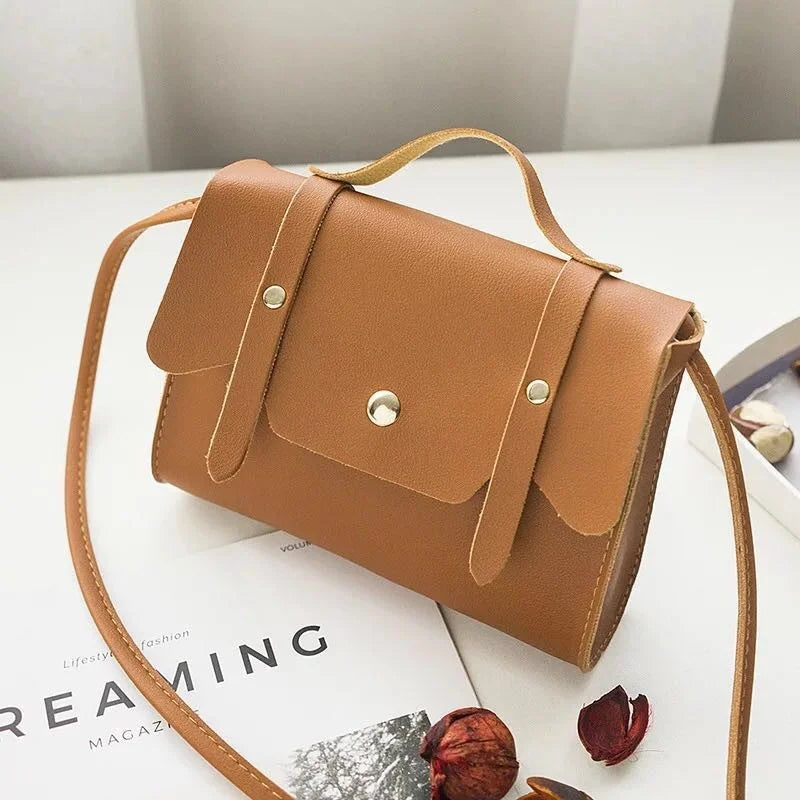 Women PU Leather Messenger Bag Ladies Youth Shoulder HandBag