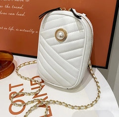 Causal PU Leather Small Phone Bag All-match Mini Crossbody Shoulder Bag