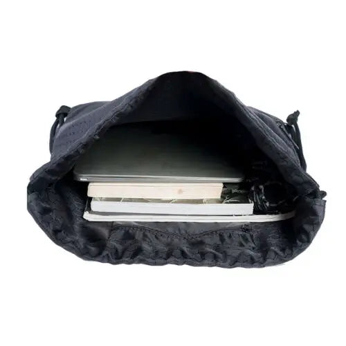 Unisex Drawstring Backpack Waterproof Gym Swim School Bag