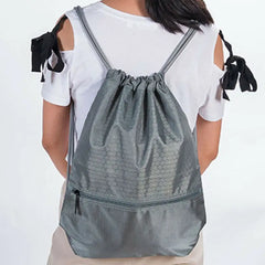 Unisex Drawstring Backpack Waterproof Gym Swim School Bag
