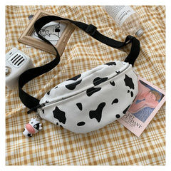 Harajuku Style Waist Bag Canvas Messenger Fanny Pack Crossbody Belt Bag