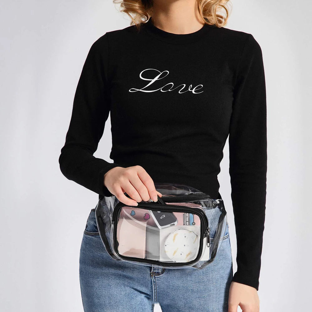 Clear Waist Pack Waterproof Harajuku Wallet