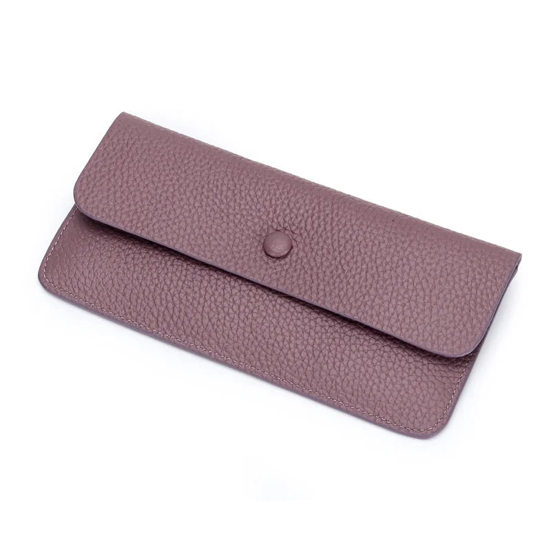 Ultra-Thin Envelope Women's Wallet Leather Handbag