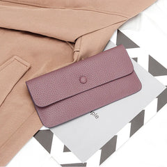 Ultra-Thin Envelope Women's Wallet Leather Handbag