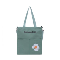 Women Shoulder Bag Large Capacity Student Bag Casual Canvas Messenger Bag