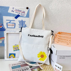 Women Shoulder Bag Large Capacity Student Bag Casual Canvas Messenger Bag