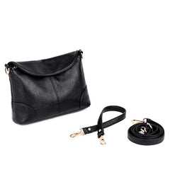 Women's Messenger Shoulder Bag Soft Leather Small Square