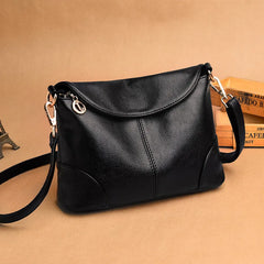Women's Messenger Shoulder Bag Soft Leather Small Square
