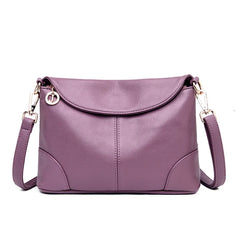 Women's Messenger Shoulder Bag Soft Leather Small Square
