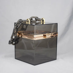 Women Clear Crossbody Bag Acrylic Transparent Stadium Approved