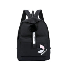 Small Canvas Schoolbag Middle School Student Couple Backpack