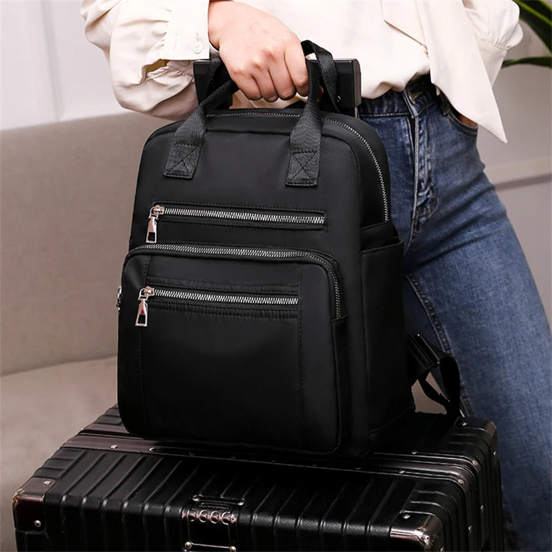 Waterproof Women's Backpack Travel Casual Shoulder Bag Large Capacity Rucksack