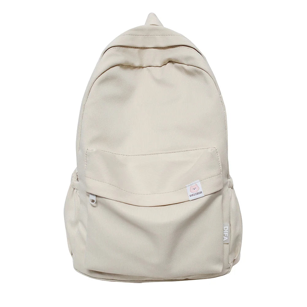 Women Backpack Casual Cotton Cloth Preppy Style Student School Bags