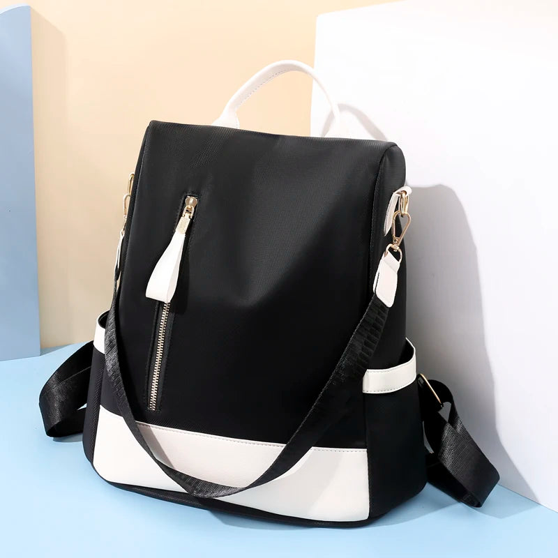 Women Backpack Casual Shoulder Bag Nylon Fabric