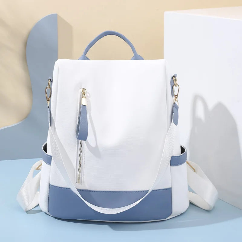 Women Backpack Casual Nylon Shoulder Bag
