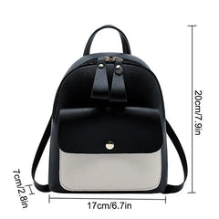 Women Leather Backpack Casual Travel Bagpack School Bags