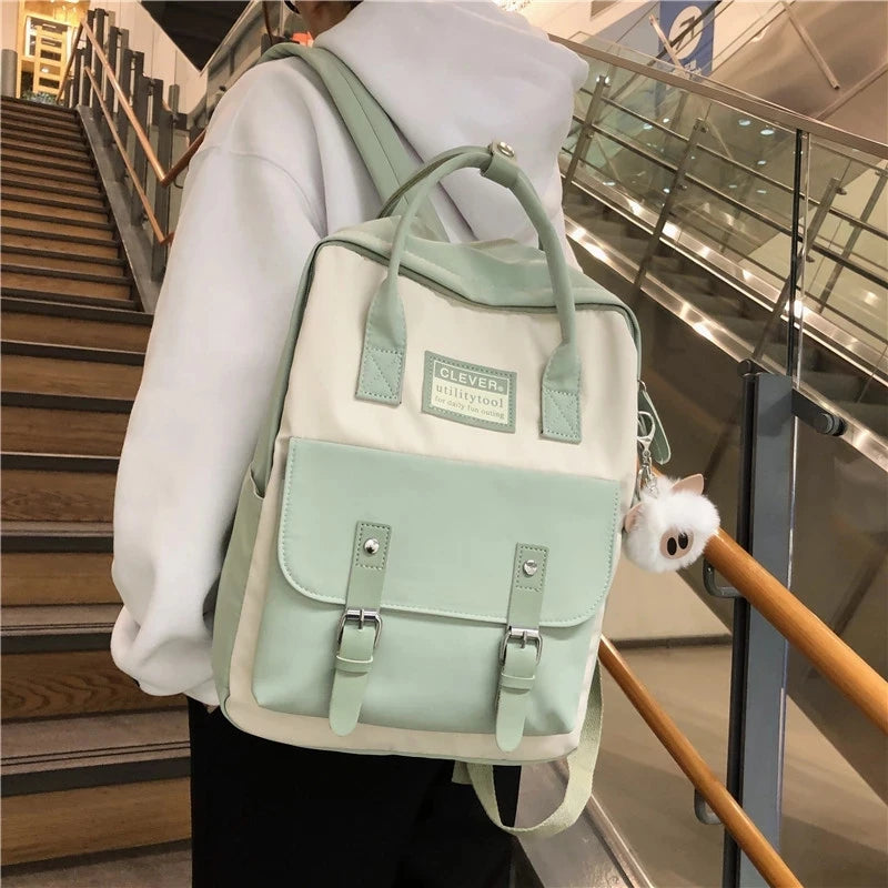 Women Backpack Female Bag School For Teenage Girl Waterproof Rucksack