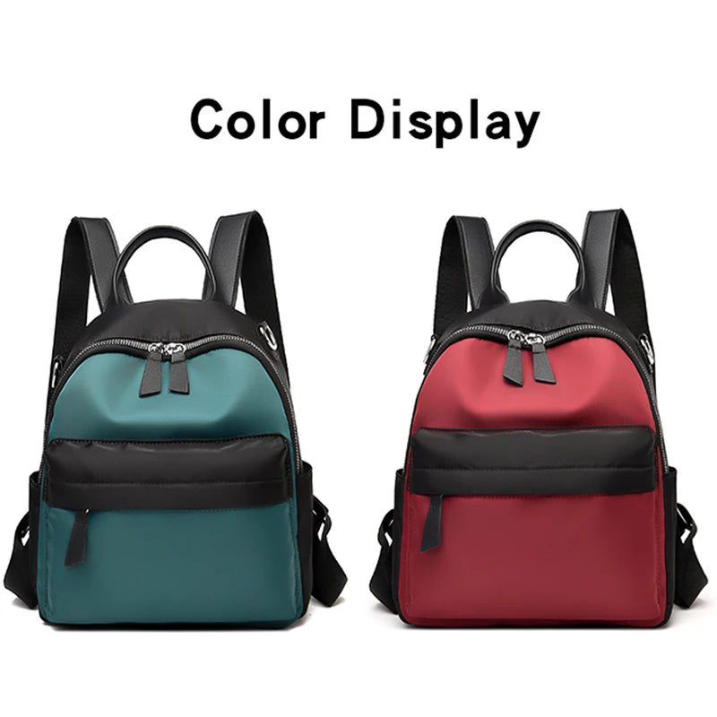Green Multifunction Backpack for Women