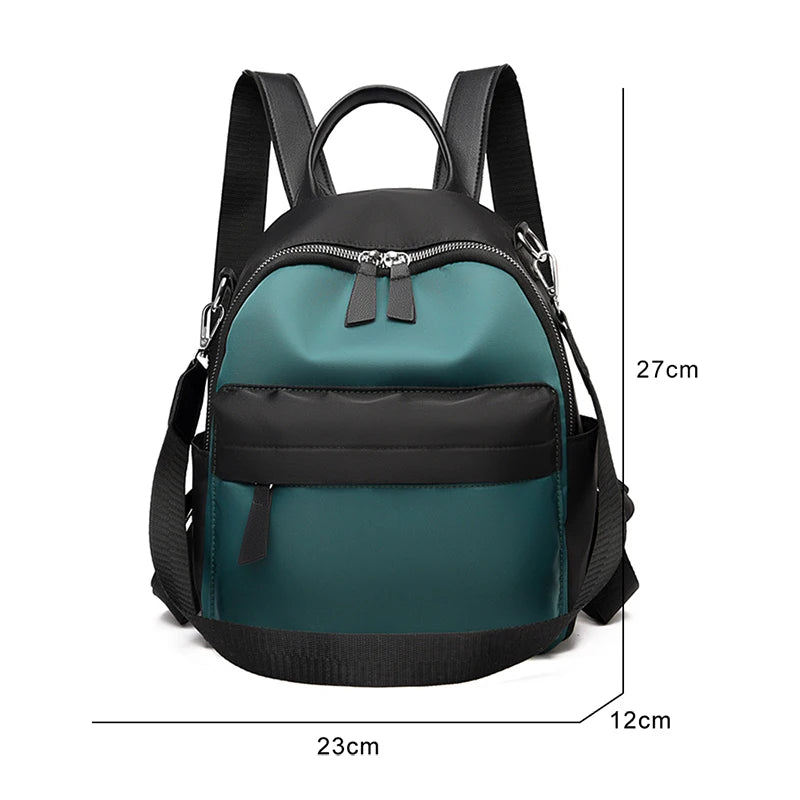 Green Multifunction Backpack for Women