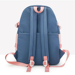 High School Style Backpack Large Capacity Travel Rucksack for Teenage Boy Girl