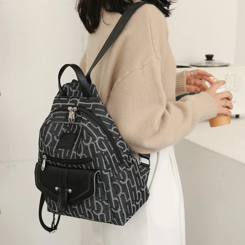Women Backpack PU Leather Bag Ladies Casual Small Bag