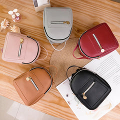 Women Mini Soft Touch Faux Leather Backpack Small Bagpack Satchel