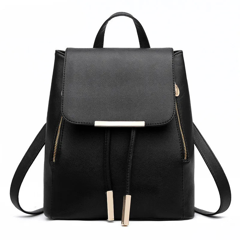 Women Backpack PU Leather School Bags Large Capacity Shoulder Bags