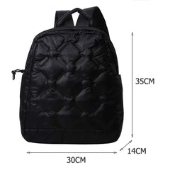 Women Backpack Solid Autumn Winter Backpack Student School Traveling Space