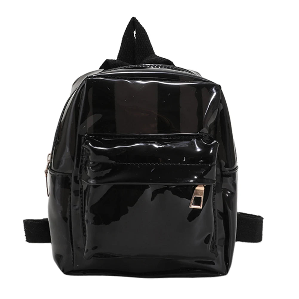 Transparent Women Backpack Student Bookbag Casual Travel Bagpack