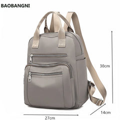 Waterproof Women's Backpack Travel Bag Large Capacity Shoulder Rucksack