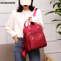Waterproof Women's Backpack Travel Bag Large Capacity Shoulder Rucksack