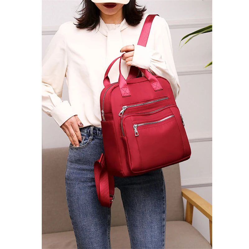 Waterproof Women's Backpack Travel Shoulder Bag Large Capacity