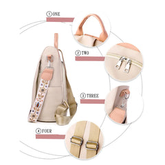 Waterproof Nylon Women's Backpack Anti-Rucksack Travel Bag