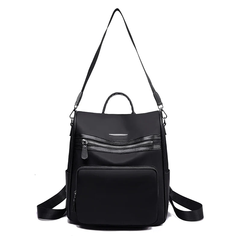 Waterproof Oxford Cloth Women Backpack for School and Travel