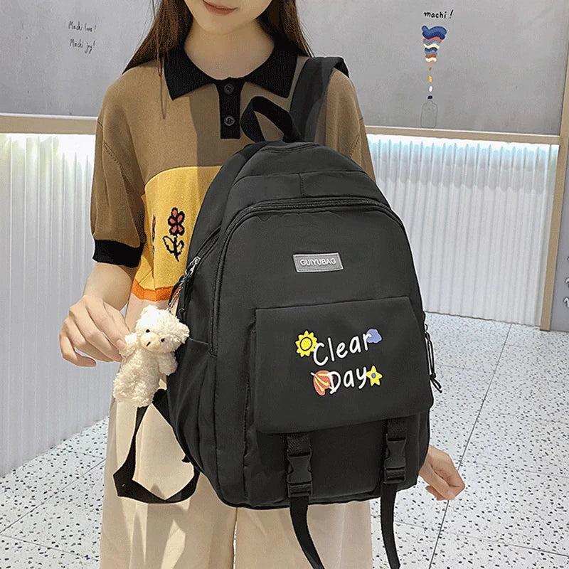 Women Backpacks Large Capacity Travel Back Pack Female Nylon Back To School