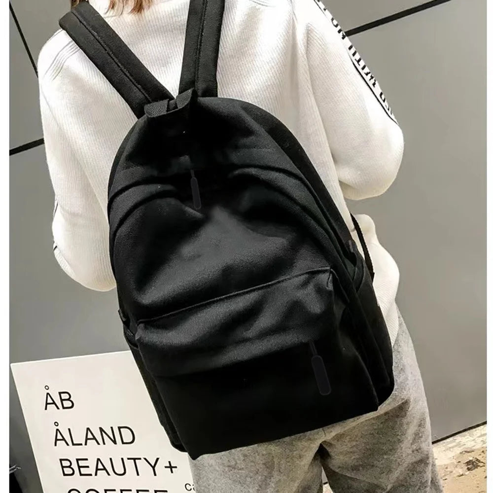 26 Letters Harajuku Unisex School Female Backpack
