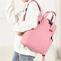 Waterproof Business Backpack for Women Oxford Student School Laptop Travel Bag