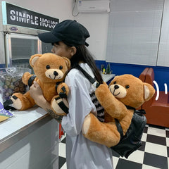 Plush Bear Backpack for Women, Girl Toy Backpack