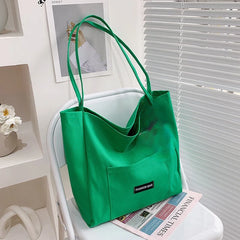 Large-capacity Canvas Tote Bag Literary Style Shoulder Handbag
