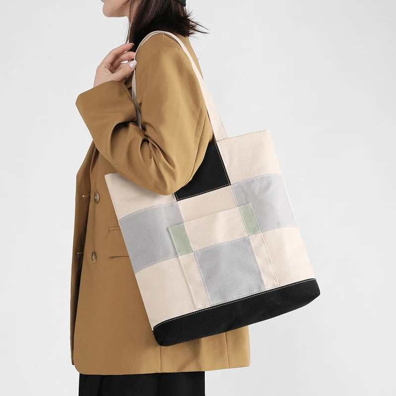 Canvas Tote Bag Large Capacity Designer Shoulder Bags for Women