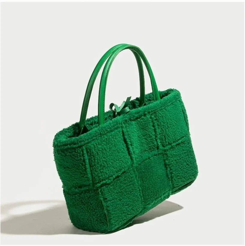 Casual Tote Bag Solid Shoulder Handbag High-Capacity Women Bag