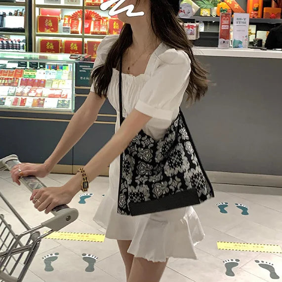 Bohemian Soft Vintage Shoulder Bag High Capacity Tote