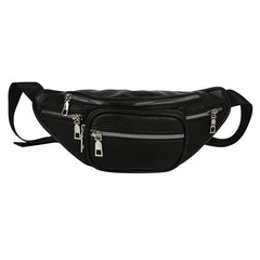 Women Chest Bag Pu Leather Shoulder Crossbody Handbag