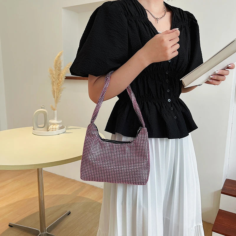 Rhinestones Evening Bag Classic Female Handbag