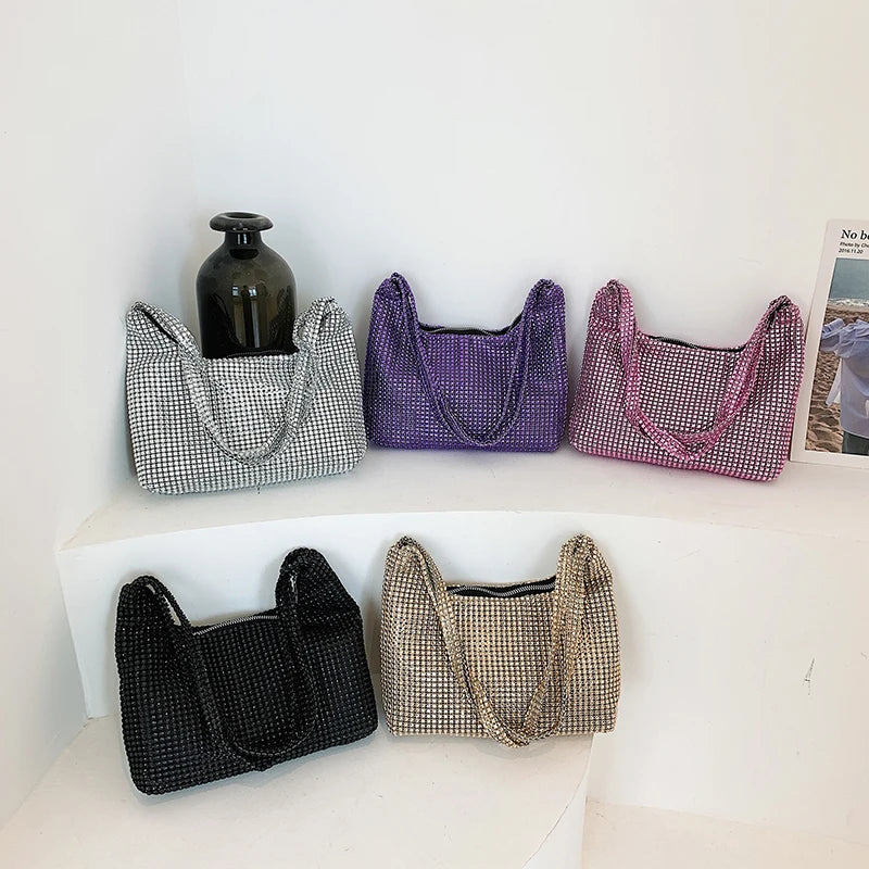 Rhinestones Evening Bag Classic Female Handbag
