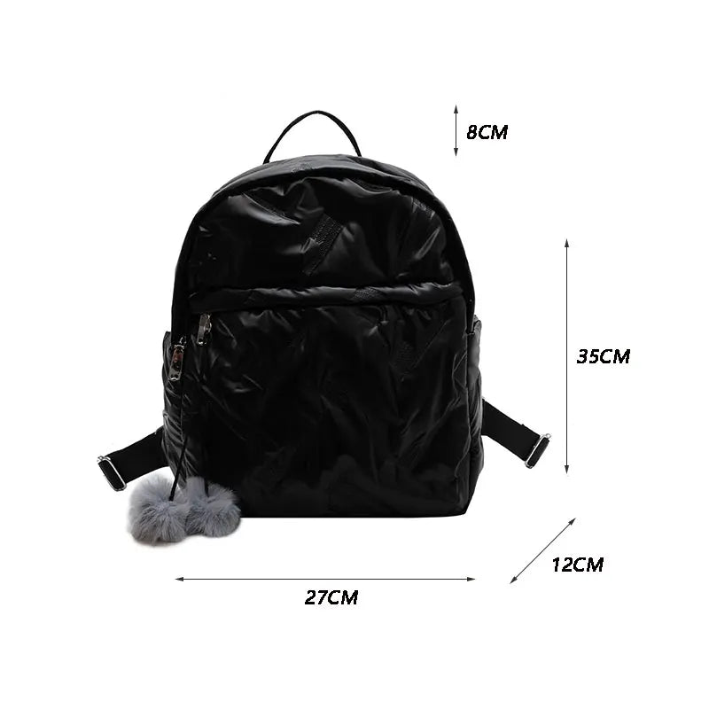 Women's Winter Backpack Large Capacity Travel Bag