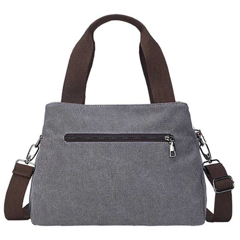 Canvas Crossbody Bag for Women Big Shoulder Tote