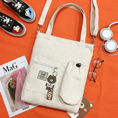 Women Bag Student Bag Large Capacity Shoulder Messenger Crossbody B